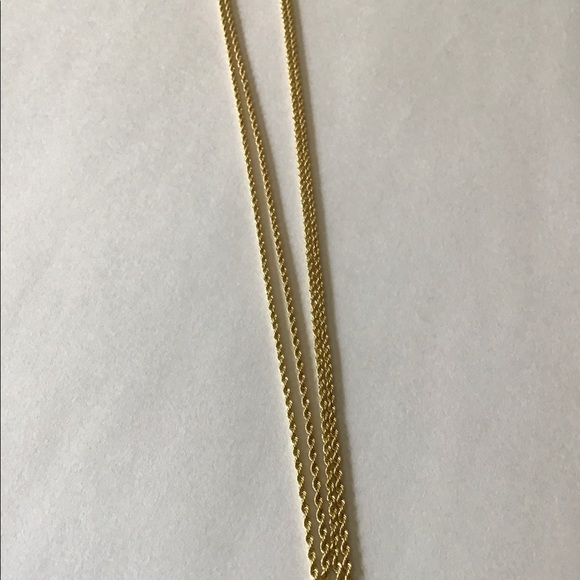 Solid 18K Gold 31” Rope Chain 7.84 Grams Nice - Picture 8 of 11